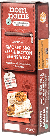 American Smoked BBQ Beef & Boston Beans Wrap